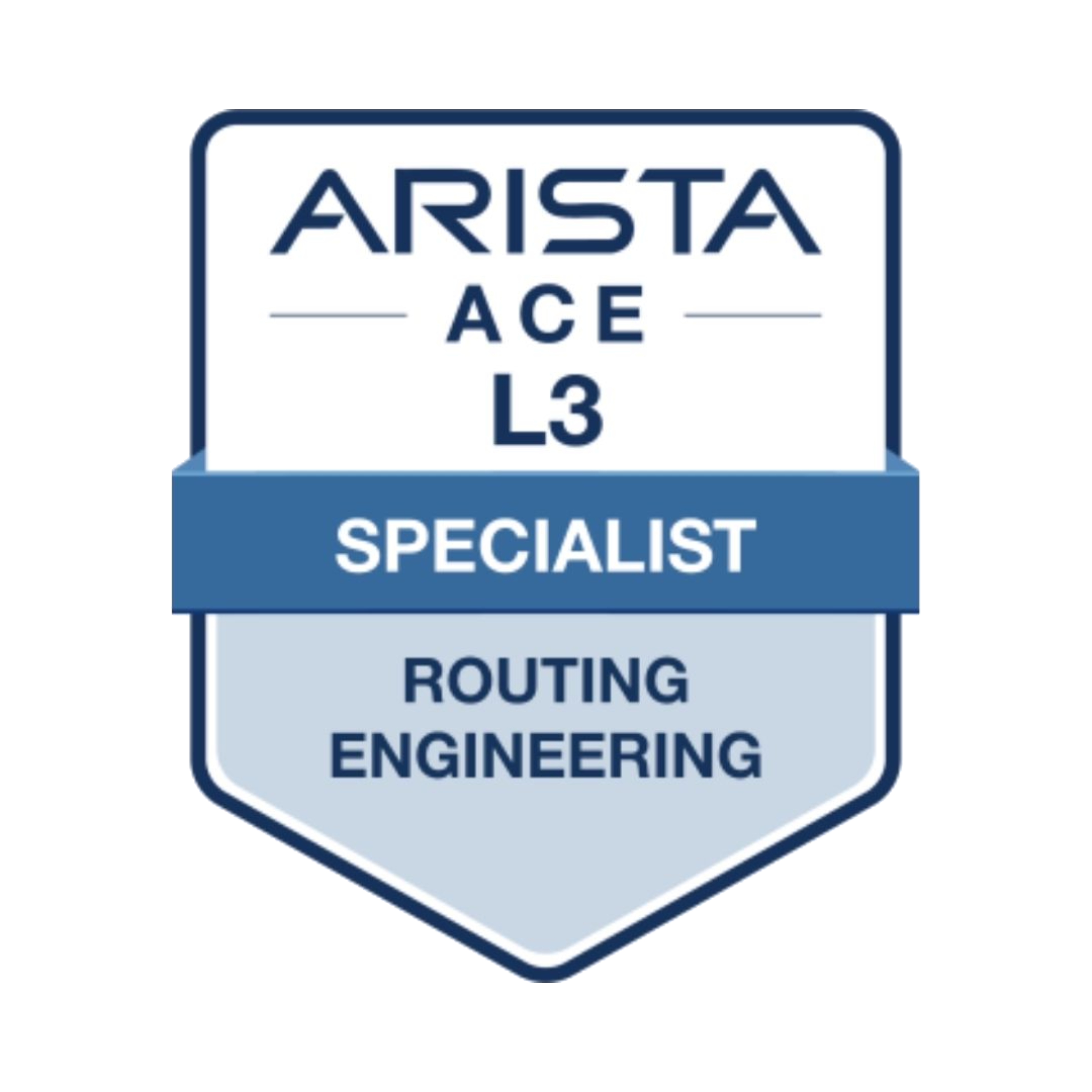 Arista LEVEL 3 Specialist Routing Engineering Logo
